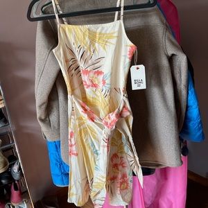 Billabong size XS tie dress new with tags